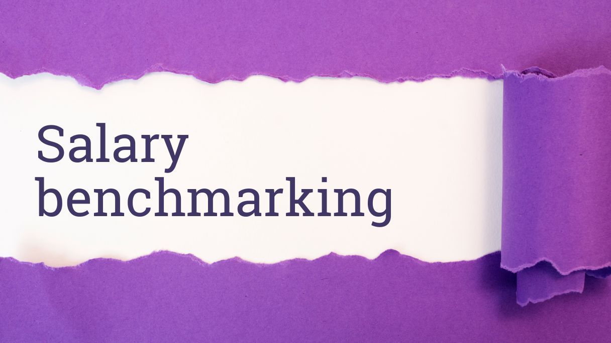 Torn paper reveals salary benchmarking