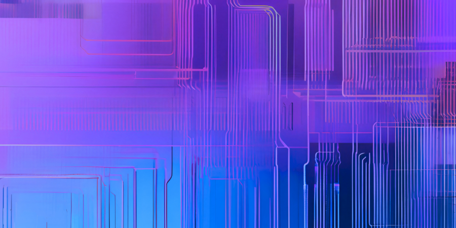 an abstract image of a purple and blue background
